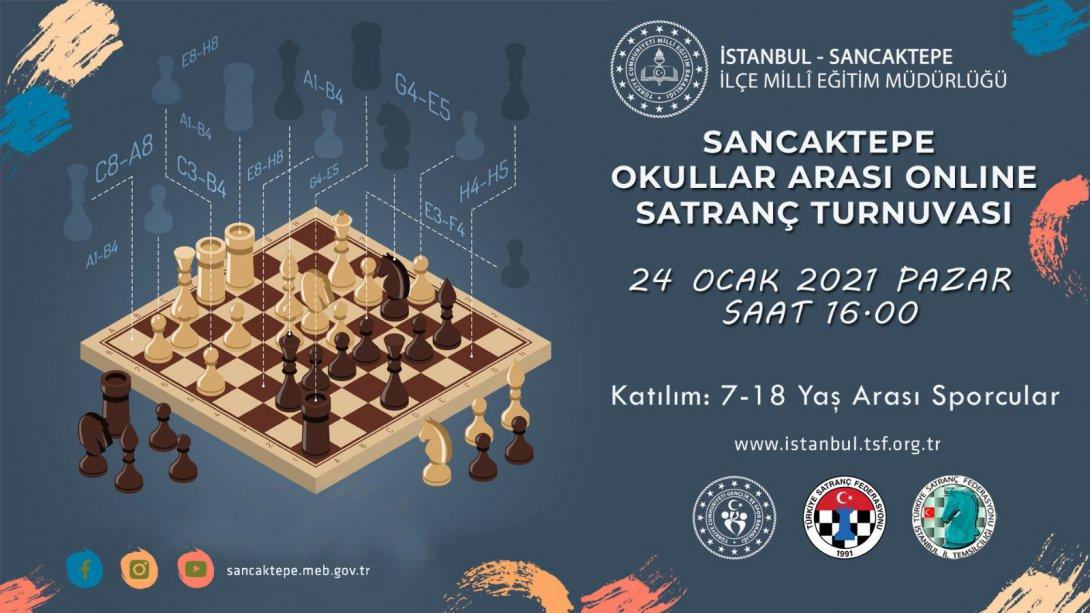 Okullarımız Online Satranç Turnuvasında Buluşuyor